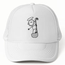 Stick Figure Chef with Ladle Mesh Hats