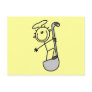 Stick Figure Chef with Ladle Postcards