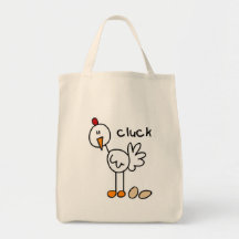 Stick Figure Chicken T-shirts and Gifts Bags