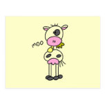 Stick Figure Cow Tshirts and Gifts Post Cards