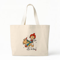Stick Figure Cowgirl Yee Haw Bag
