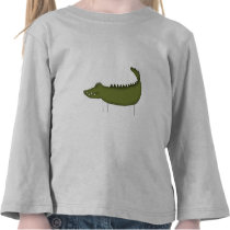 Stick Figure Crocodile tshirts and Gifts