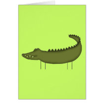 Stick Figure Crocodile tshirts and Gifts Cards
