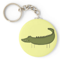 Stick Figure Crocodile tshirts and Gifts Keychains
