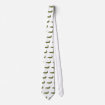 Stick Figure Crocodile tshirts and Gifts Neck Ties
