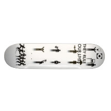 stick figure deck custom skateboard