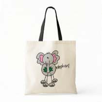 Stick Figure Elephant Tshirts and Gifts Bags