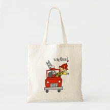 Stick Figure Firefighter to the Rescue Bags