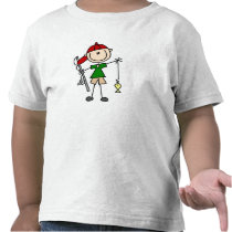 Stick Figure Fishing Tshirts and Gifts