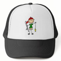 Stick Figure Fishing Tshirts and Gifts Mesh Hats