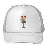 Stick Figure Flute Hat
