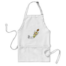 Stick Figure Football Yellow Apron