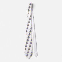 Stick Figure Girl Fishing T-shirts and Gifts Tie