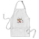 Stick figure girl on Rings Tshirts and Gifts Apron