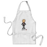Stick Figure Groom T-shirts and Gifts Apron