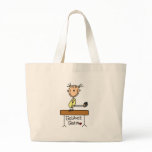 Stick Figure Gymnast on Balance Beam Bags