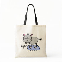 Stick Figure Hippo T-shirts and Gifts Bags