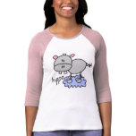 Stick Figure Hippo t-shirts