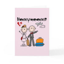 Stick Figure Honeymooner T-shirts and Gifts Card