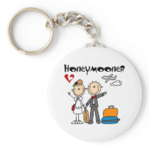 Stick Figure Honeymooner T-shirts and Gifts Keychains