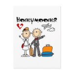 Stick Figure Honeymooner T-shirts and Gifts Postcard