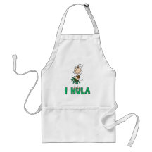 Stick Figure I Hula T-shirts and Gifts Apron