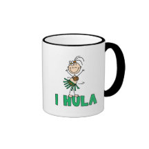 Stick Figure I Hula T-shirts and Gifts Mug