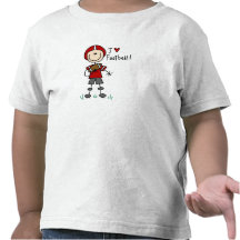 Stick Figure I Love Football T-shirts and Gifts