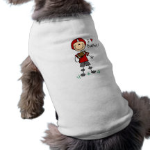 Stick Figure I Love Football T-shirts and Gifts Dog Clothes