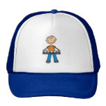 Stick Figure Keyboard Hat