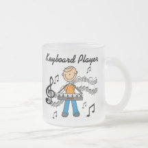 Stick Figure Male Keyboard Player Gifts Mug