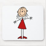 Stick Figure Mom Mousepad