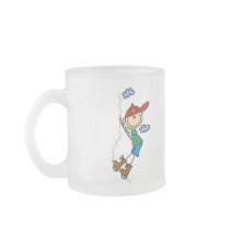 Stick Figure Mountain Climbing Tshirts and Gifts Mug