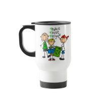Stick Figure Reduce  Reuse Recycle T-shirts Coffee Mug