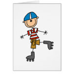 Stick Figure Roller Skating Cards