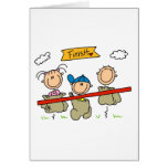 Stick Figure Sack Race cards