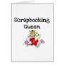 Stick Figure Scrapbook Queen Card
