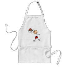 Stick Figure Slam Dunk T-shirts and Gifts Apron