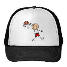 Stick Figure Slam Dunk T-shirts and Gifts Trucker Hats