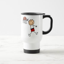 Stick Figure Slam Dunk T-shirts and Gifts Mug