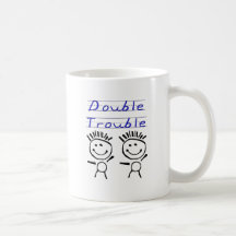 Stick Figure Twins Coffee Mug