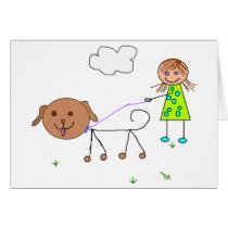 stick figures cards