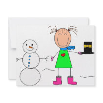 stick figures invitations
