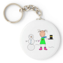 stick figures keychains