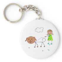 stick figures keychains