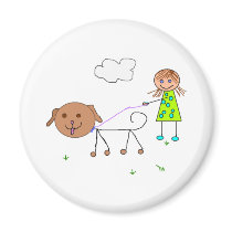stick figures magnets