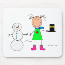 stick figures mousepads