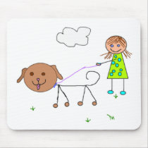 stick figures mousepads