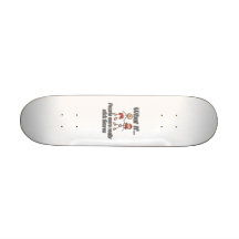 Stick Figures Skate Board Deck