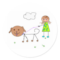 stick figures stickers